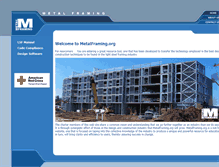 Tablet Screenshot of metalframing.org